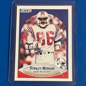 Stanley Morgan #323 1990 Fleer Football Trading Card